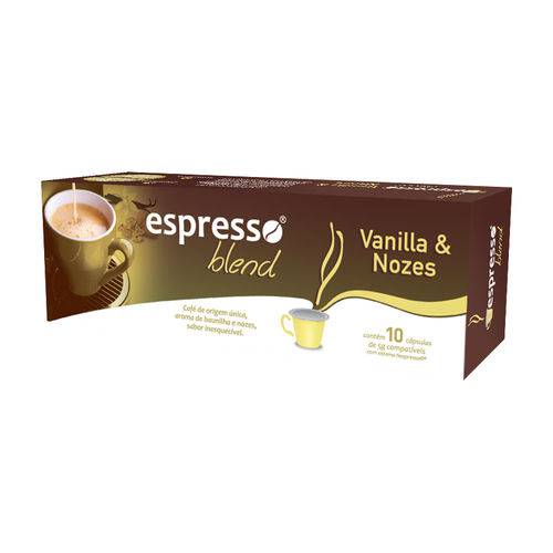 Cápsulas Espresso Blend Vanilla e Nozes - para Nespresso