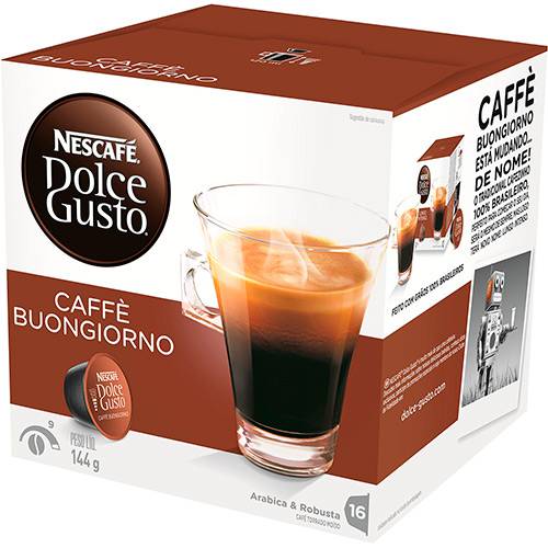 Cápsulas Nescafé Dolce Gusto Caffé Buongiorno - 16 Unidades - Nestlé