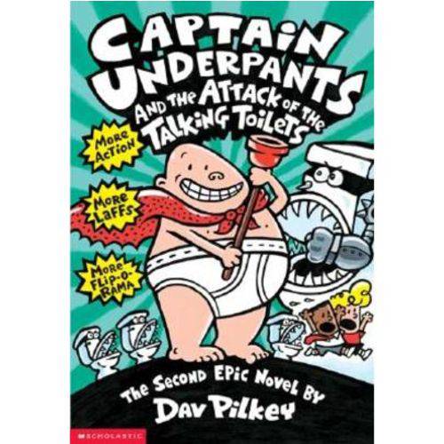 Captain Underpants And The Attack Of The Talking Toilets - Book 2