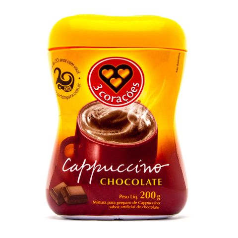 Capuccino Chocolate 200g - Três Corações
