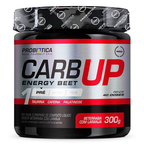 Carb Up Energy Beet 300g Beterraba com Laranja -Probiotica