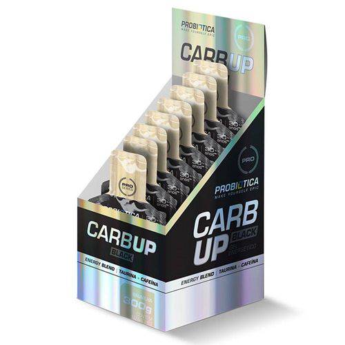 Carb Up Gel Black (Caixa C/ 10 Sachês) - Probiótica - Baunilha