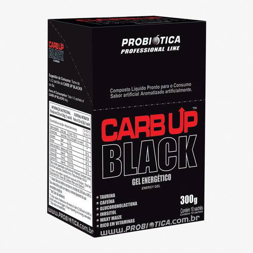 Carb Up Gel Black Cx 10und - Probiótica