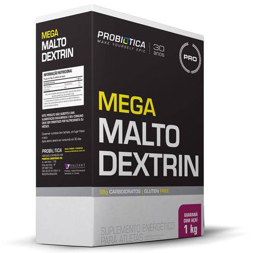 Carboidrato Mega Malto Dextrim - Probiótica - 1kg