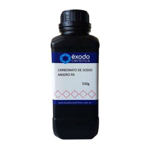 Carbonato de Sodio Anidro Pa 500g Exodo Cientifica