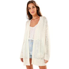 Cardigan Flame Fluor Off White - M