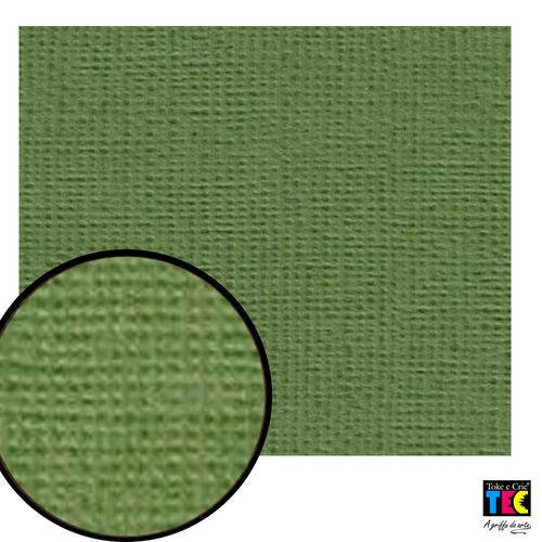 Cardstock Texturizado Toke e Crie Verde Musgo - 7951 - Pcar010