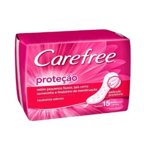 Carefree Absorvente Higiênico Proteção C/ Perfume C/15