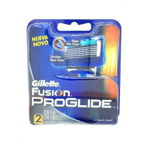 Carga Fusion Proglide Gillette Embalagem C/2