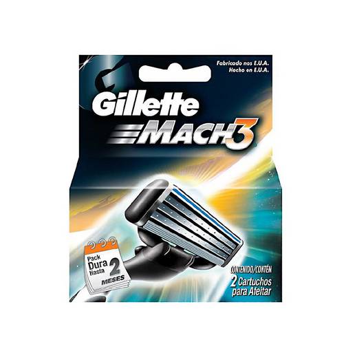Carga Gillette Mach 3 - 2 Unidades