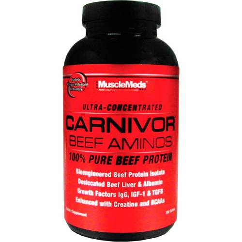 Carnivor Beef Aminos 300 Tabletes - Musclemeds