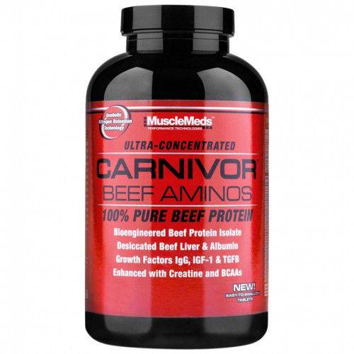 Carnivor Beef Aminos 270 Tabletes - Muscle Meds