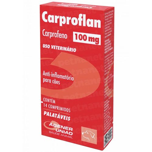 Carproflan 100 Mg -14 Comprimidos _ Agener 100mg
