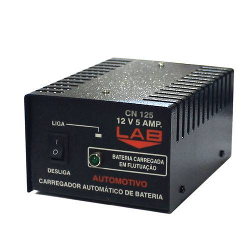 Carregador de Bateria 12,0v 5,0a Lab Cn125 (221.1)