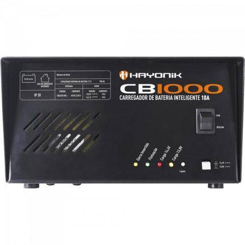 Carregador de Bateria Inteligente 10a Cb1000 Hayonik