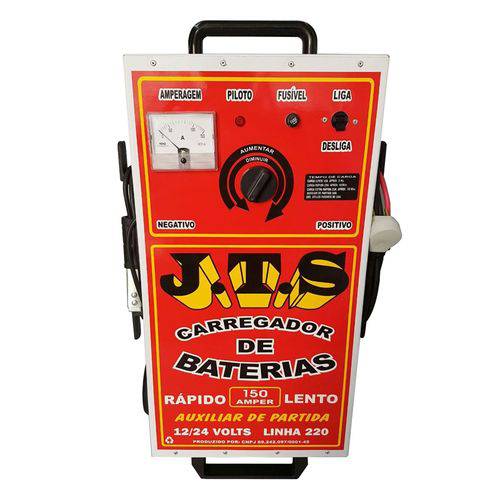 Carregador de Bateria JTS 001 12/16.3V 150A 1 Relógio 220V