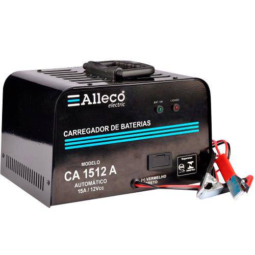 Carregador de Baterias 15a/12v Automático Alleco-Ca1512a