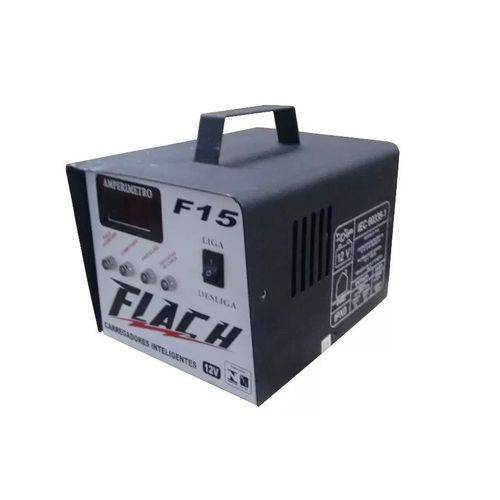 Carregador de Baterias Inteligente F15 Flach