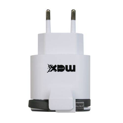 Carregador de Parede com Cabo Micro USB 6012661 Maxprint