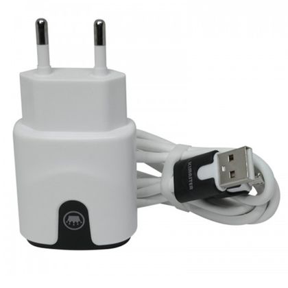 Carregador Fast Charge Rapido Micro USB Branco - Kimaster