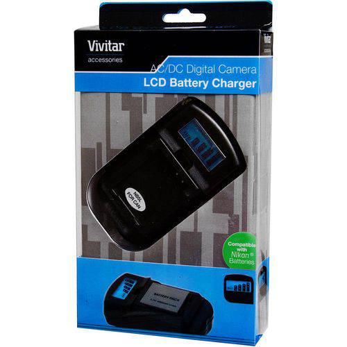 Carregador Tomada e Veicular Bateria Nikon VIVSC3100 VIVITAR