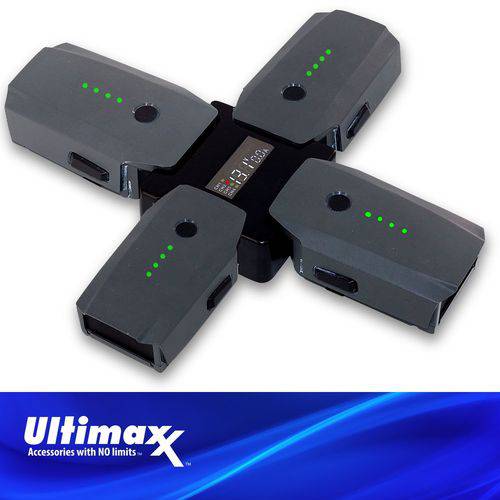 Carregador Ultimaxx Mavic Hub para 4 Baterias Simultâneas
