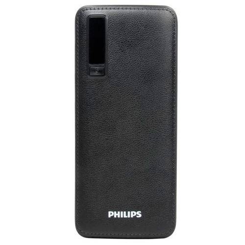 Carregador Usb Portátil Philips Dlp6006 11.000mah / Display Led - Preto
