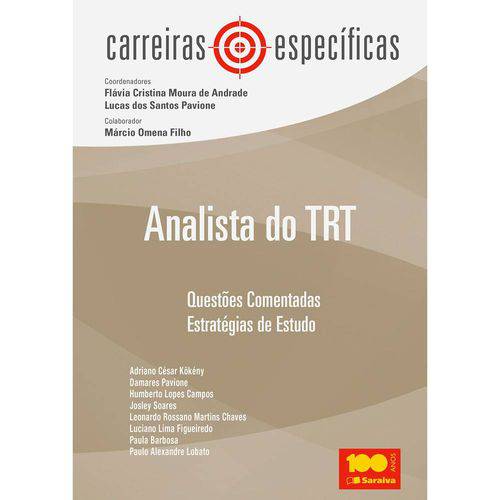 Carreiras Específicas - Analista do Trt - Questões Comentadas - Estratégias de Estudo 1ª Ed