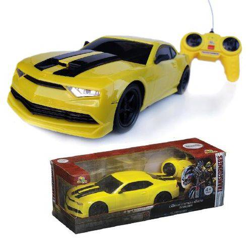 Carrinho Camaro Controle Remoto Bumblebee Transformers - Art Brink