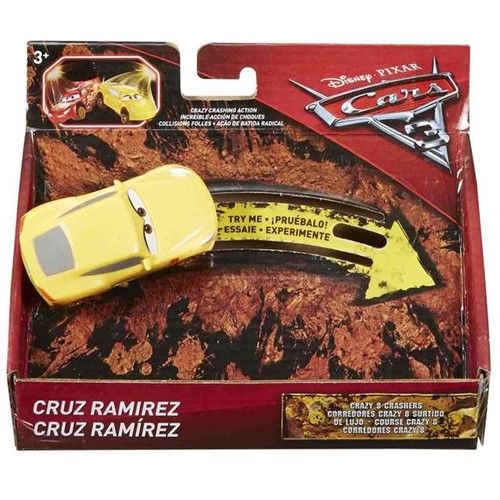 Carrinho Cars3 Cracy Mattel Cruz Ramirez Cruz Ramirez