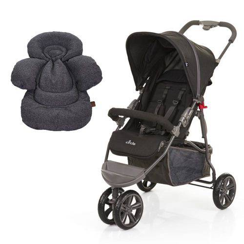 Carrinho de Bebê ABC Design Moving Light Woven Black + Confort Seat Liner