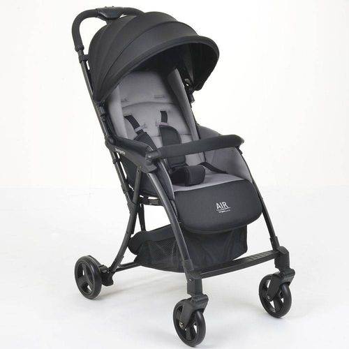 Carrinho de Bebê Air Gray (Cinza - Leve e Compacto) - Burigotto