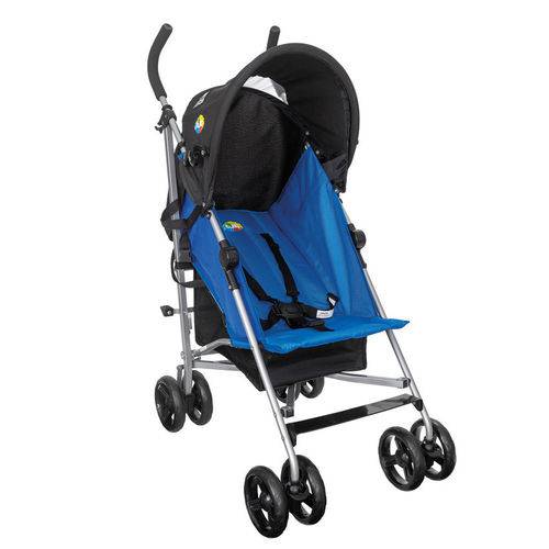 Carrinho de Bebê Berço/passeio Easy Azul Tutti Baby