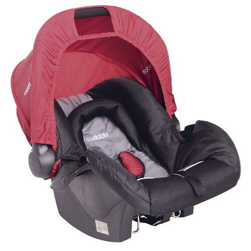 Carrinho de Bebê Lenox Travel System Fox com Bandeja Vermelho