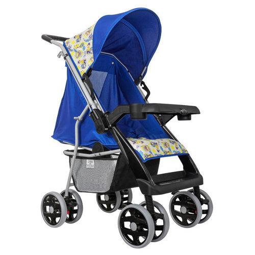 Carrinho de Bebê Magni Azul - Tutti Baby