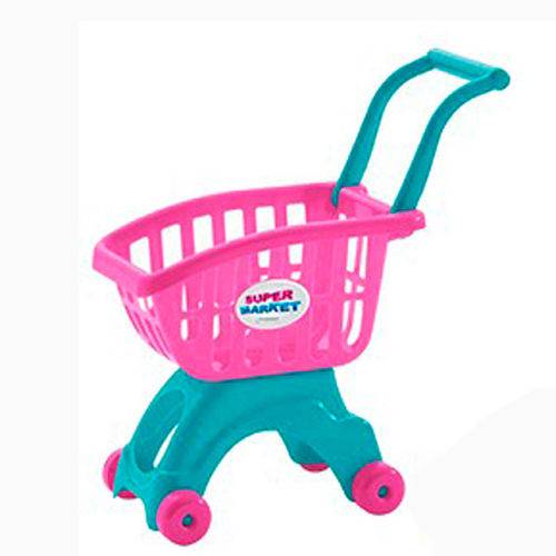 Carrinho de Compra Infantil Brinquedo Supermercado