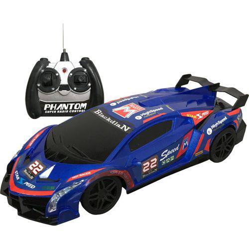 Carrinho de Controle Remoto Cks Sport Racer - Azul
