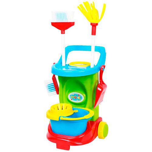 Carrinho de Limpeza Cleaning Trolley Colorido - Maral