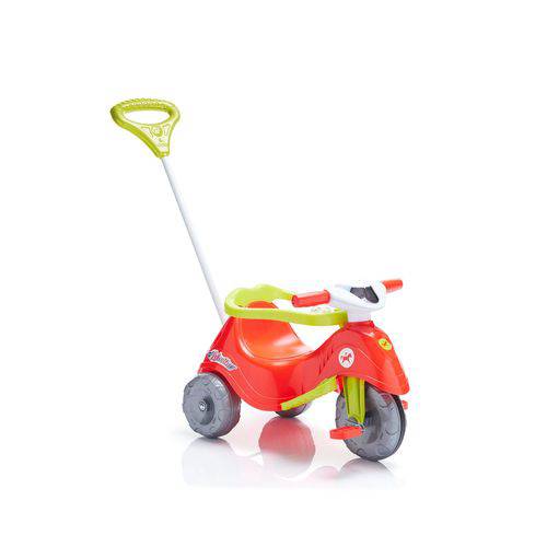 Carrinho de Passeio Infantil -triciclo Lelecita Vermelho - Calesita