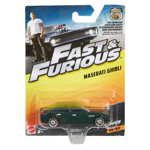 Carrinho Die Cast - Hot Wheels - Velozes e Furiosos - Maserati Ghibli - Mattel