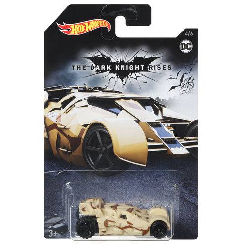 Carrinho Hot Wheels - 1:64 - Batman - Dc Comics - Batman Tumbler - Mattel