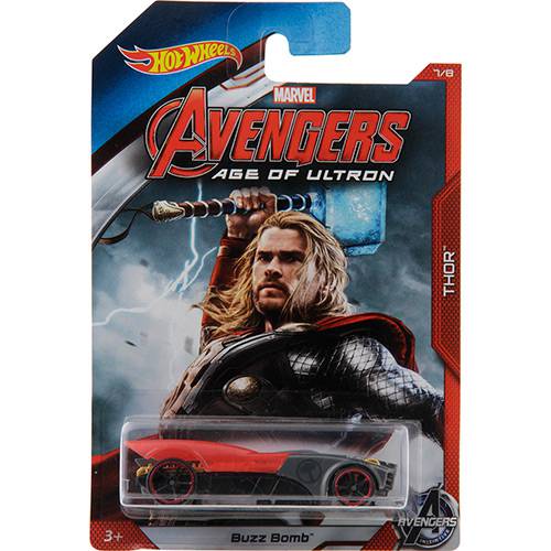 Carrinho Hot Wheels Avengers Age Of Ultron Thor - Mattel