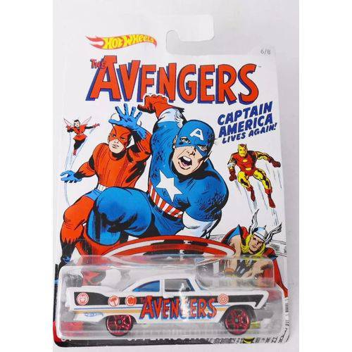 Carrinho Hot Wheels C. America 57 Plymouth Avengers - Mattel