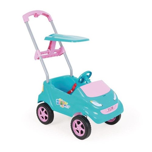 Carrinho Infantil Baby Car Azul e Rosa Homeplay