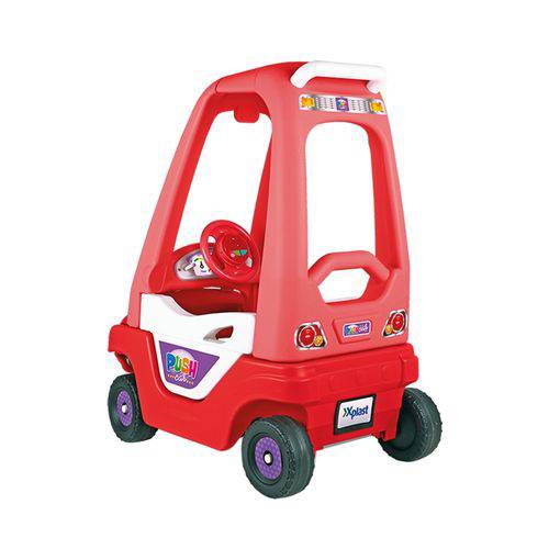Carrinho Infantil Push Car Vermelho 4060 Homeplay