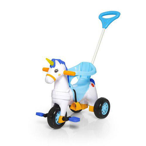 Carrinho Motoca Triciclo Fantasy Azul - Calesita 1002