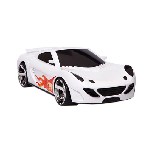 Carrinho Race Bi Turbo Race Cars Orange Toys Branco Branco