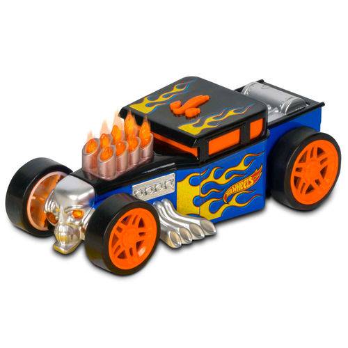 Carrinho Roda Livre - Hot Wheels - Road Rippers - Flame - Azul - Dtc