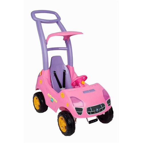 Carrinho Roller Baby Fit Rosa com Som e Luz Magic Toys