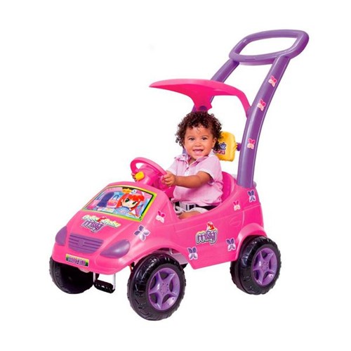 Carrinho Roller Baby Versátil Meg Rosa Magic Toys